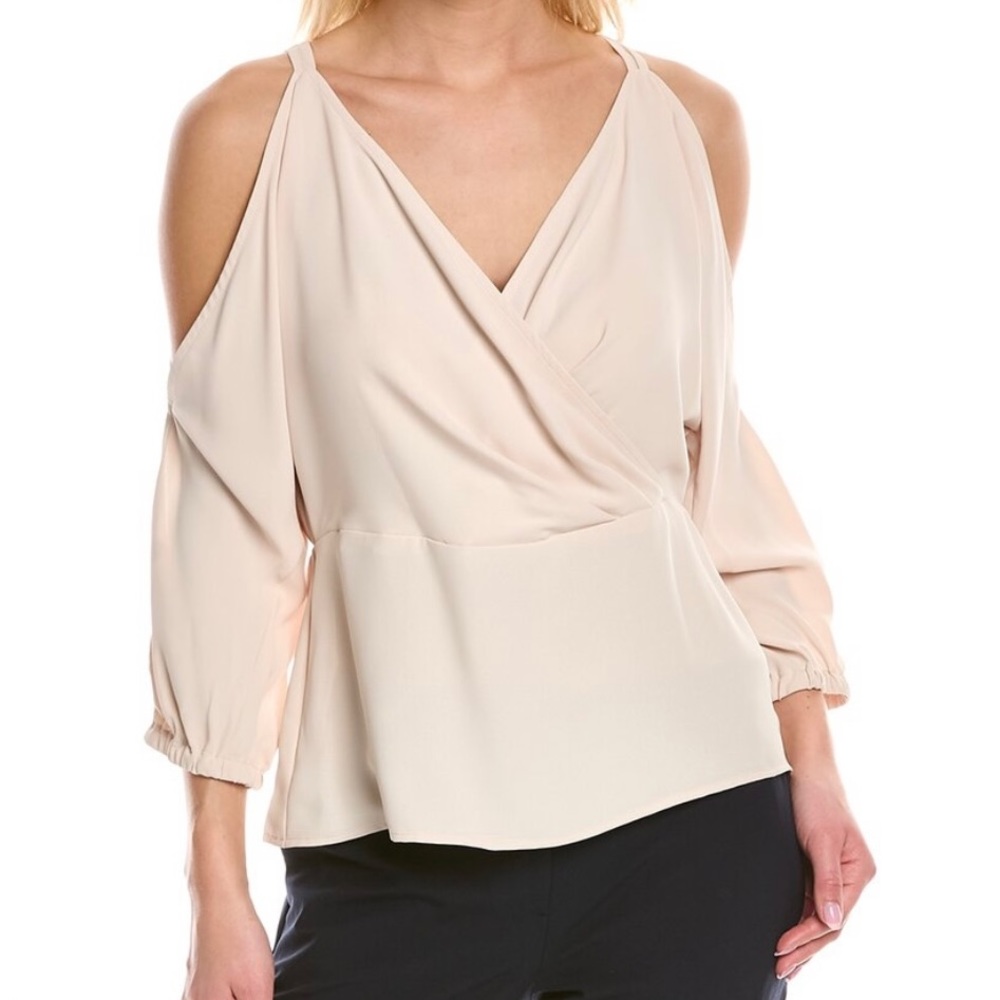 Anne Klein Cold-Shoulder Top